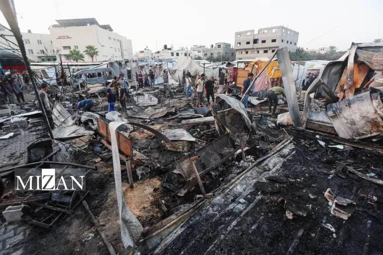 جنگ رژیم صهیونیستی علیه آوارگان در غزه؛ دهها فلسطینی در چادرها سوختند جنگ رژیم صهیونیستی علیه آوارگان در غزه؛ دهها فلسطینی در چادرها سوختند