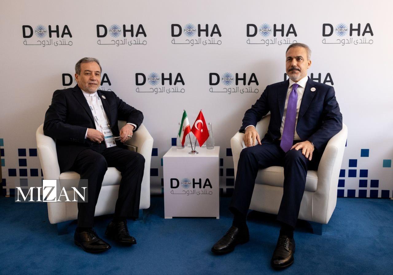 سفر وزیر امور خارجه به قطر؛ عراقچی و فیدان دیدار کردند سفر وزیر امور خارجه به قطر؛ عراقچی و فیدان دیدار کردند