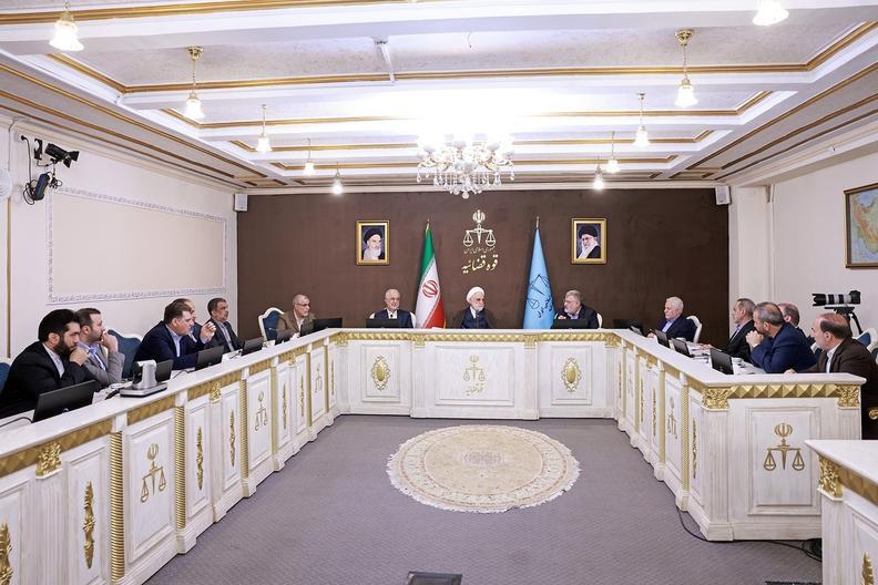 نشست رئیس قوه قضاییه با وزیر کشور و معاونین این وزارتخانه اخبار هفته