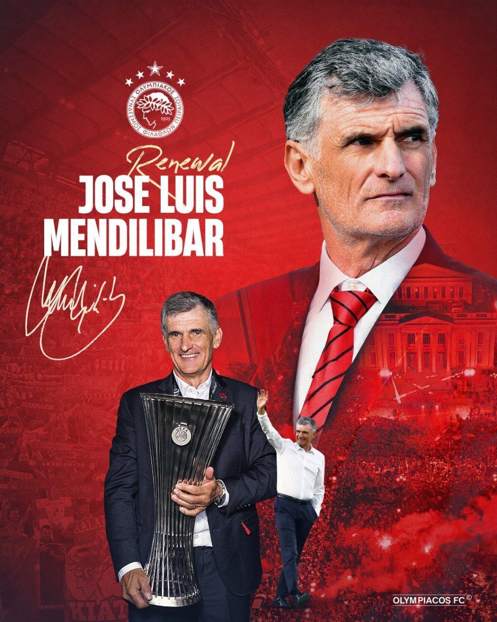 سرمربی طارمی با المپیاکوس تمدید کرد سرمربی طارمی با المپیاکوس تمدید کرد