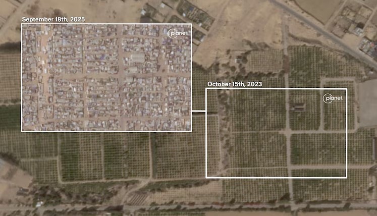 تخریب غزه از دریچه تصویرهای ماهوارهای تخریب غزه از دریچه تصویرهای ماهوارهای