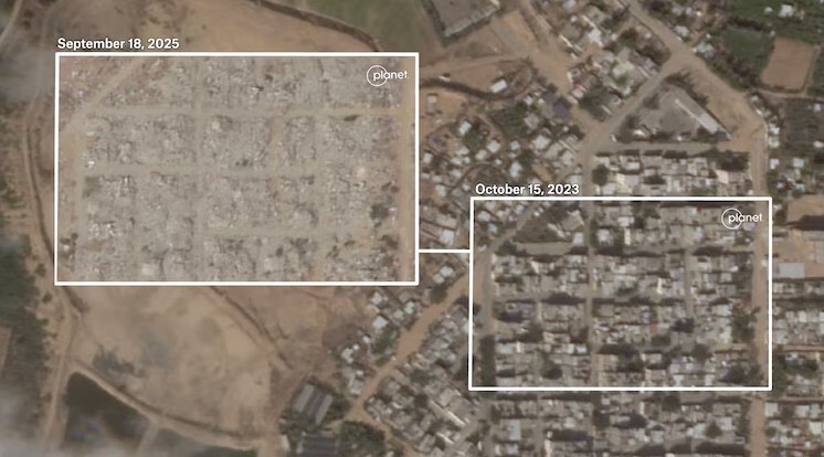 تخریب غزه از دریچه تصویرهای ماهوارهای تخریب غزه از دریچه تصویرهای ماهوارهای