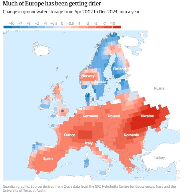 زنگ هشدار بحران آب در اروپا زنگ هشدار بحران آب در اروپا
