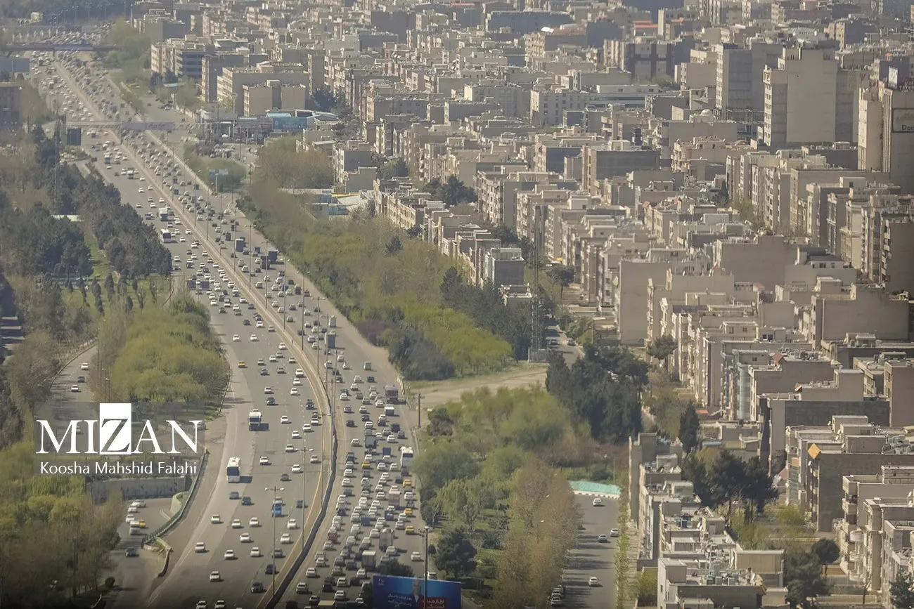 ترافیک سنگین در آزادراه قزوین - کرج - تهران